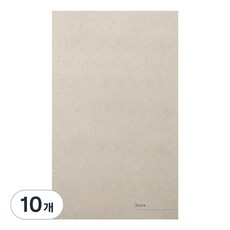 鬥星紙業 甘蔗便條紙 04 空白, 米色, 10個, 60張