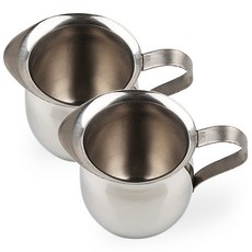 Kal百貨 不鏽鋼鐘型奶盅 150ml, 單一顏色, 2個