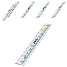 sun-star np school直尺 17.5cm, 小熊, 6支