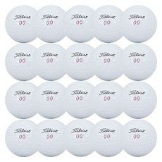 Titleist Attack PRO V1X混合高爾夫二手球 A-級 42.67mm, 20顆, 1顆, 白色