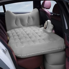 아리코 차박 야옹이 헤드타입 에어매트 세트, 그레이, 1세트