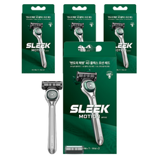 多樂可 Sleek Motion 刮鬍刀+2入刀片組, 4套