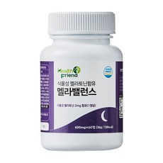 헬스프랜드 식물성 멜라토닌 함유 멜라밸런스 36g, 60정, 1개
