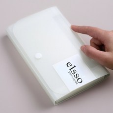 엘쏘 지폐 구분 수납 A6 파일 베트남 통장 동지갑