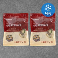친정엄마꾸러미 뚝딱! 찌개용 채소 (냉동), 2개, 500g