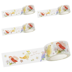 CARD LOVER 信的戀人 PET膠帶 庭院美術館 30mm x 3m, 春日鶯鳴, 4個