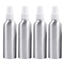DM 美容噴霧鋁製空瓶 150ml, 白色, 4個