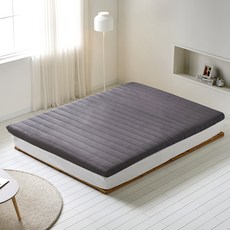 NATURAL SLEEP 天然乳膠床墊, 7.5cm, 炭灰色