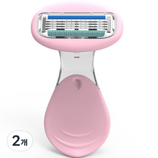 Lazenda 小型便攜式女性除毛刀 粉紅色, 2個, 1入