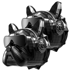 D.O.G 車用芳香劑 D-E1 鬥牛犬 金屬黑 正品 + 補充組, 2個, 仲夏夜