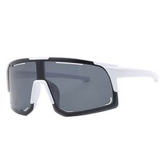 Olssell 高級防霧護目鏡 運動偏光太陽眼鏡 2入, 黑色 + 白色