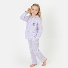 PremierFam 童款酷洛米格紋9分睡衣套裝