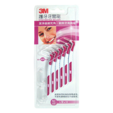 3M 護牙牙間刷 L型 SSS, 0.7mm, 12支, 1組