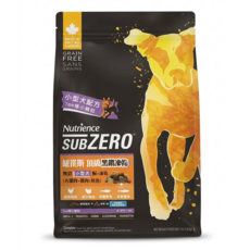 Nutrience 全齡小型犬 頂級黑鑽無穀凍乾飼料, 火雞肉 + 雞肉 + 鮭魚, 1.8kg, 1袋