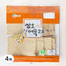 삼호어묵 2호 사각, 1kg, 4개