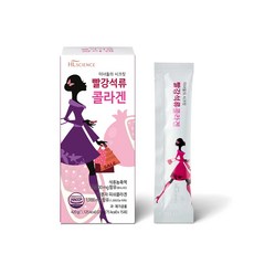 HL SCIENCE 紅石榴膠原蛋白果凍條, 420g, 1盒