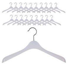女性用加厚夾克衣架 T3, 20個, 半透明