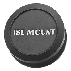 ISE MOUNT 小島嶼山 掛勾型強力磁鐵 小款 鋁合金外殼 輕便耐用 自由懸掛, 黑色, 1個