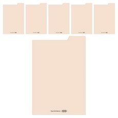 PLEPIC Sticky Index It便利貼, 1本, 20 空白(米色), 6本