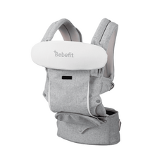 Bebefit S7 旗艦款 智能嬰兒揹帶, 淺雲灰