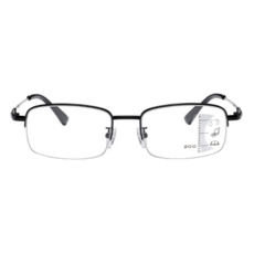 Quinta UV400漸進多焦點防藍光老花眼鏡 智能變色 抗紫外線 記憶鈦 QTPM3039B 400度