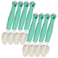 Hibee 高級奶嘴清洗刷, 8入, 薄荷綠