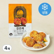 검은깨 오징어까스 (냉동), 1kg, 4개