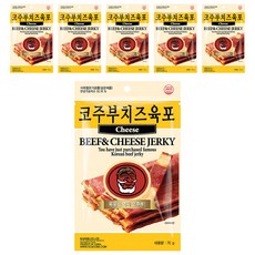 코주부 치즈육포, 70g, 6개