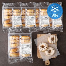 디엔비 화이트링 도넛 (냉동), 50g, 10개입, 5개