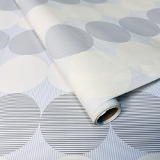 WE CHAMP 自黏式華麗富貴風格牆紙 WTB-549, 品味銀黑