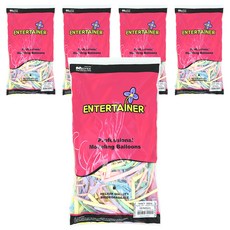 NEOTEX 260N魔法氣球 100入, 粉彩霧面混合, 5個