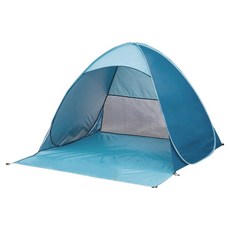 全自動免搭建簡易沙灘帳篷 887g, 顏色隨機, 1-3人