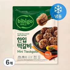 비비고 한입 떡갈비 (냉동), 320g, 6개