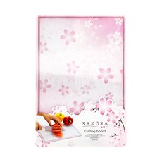 下村企販 櫻花砧板 耐熱100℃, 40 x 28 x 1cm, 櫻花, 1個