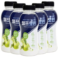 高品質乳清蛋白搖搖飲 青蘋果風味, 40g, 5個