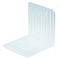 inomata L型分隔用整理架 冰箱冷凍室 13.9 x 14.3 x 14.5cm, 水藍色, 1個