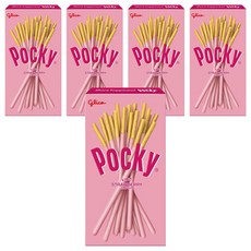 glico 格力高 Pocky 百奇 草莓棒, 24g, 5盒