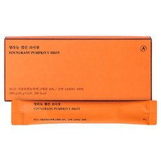 Youngranu Pumpkin V-Shot Solution 南瓜茶 14入, 1個, 14冊, 280g