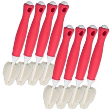 hibee 高級奶嘴清洗刷, 8入, 紅色