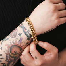 NOID-B 男士醫療鋼高級鍊條手鍊