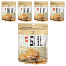 忠良實業 熟白芝麻, 優質增加色澤添風味, 220g, 5包