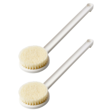 生活之神 去角質身體刷, 2個, 混色, 1入