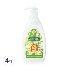 plagentra Baby Plus洗髮沐浴露, 400ml, 4個