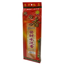 益成檀香 尺三發財水沉香 台灣製造 淨重1斤 禮佛祭祀用, 1包