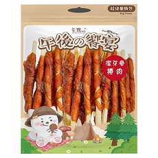 CaMo 卡默 潔牙骨捲肉量販包 4個月齡以上全犬 24支, 1包, 雞肉 + 牛奶, 240g