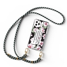 샤론6 디자인 스트랩 투명 범퍼 휴대폰 케이스 샤론로드