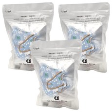 CS 凱馺國際 幼幼3D立體醫用口罩, 蘿蔔兔MINI, 20片, 3包