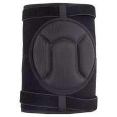 加厚海綿防撞護膝 防滑綁帶籃球健身 黑色 腿圍33~40cm, M, 1個