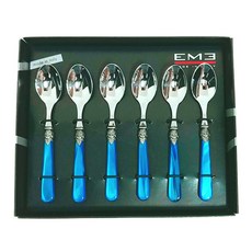 EME 拿破崙茶匙藍, 6件, 茶匙 6p