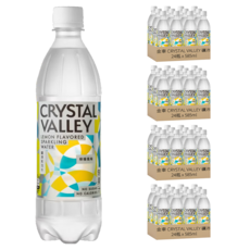金車 CRYSTAL VALLEY 礦沛 氣泡水 檸檬風味, 585ml, 96瓶